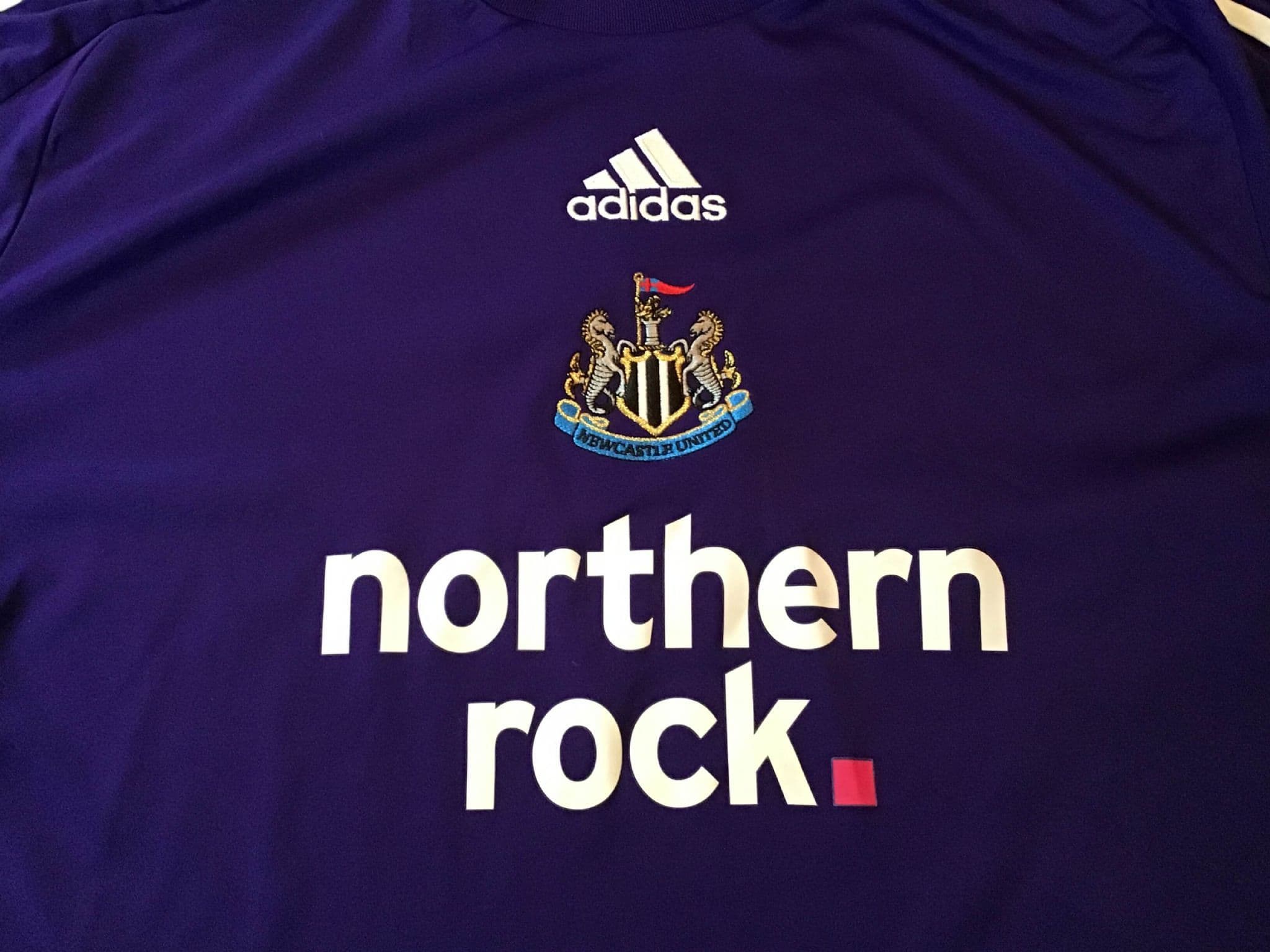 Maillot Vintage Newcastle United 2008-2009 - Extérieur - Taille M - Violet - Adidas