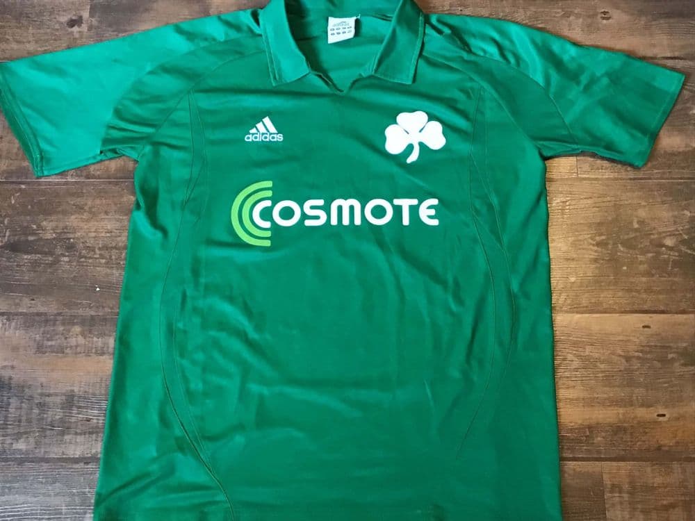 Global Classic Football Shirts 2008 Panathinaikos Vintage Old Jerseys