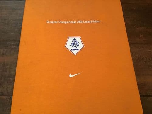 2008 Holland Limited Edition Boxed Euros Home Football Shirt Large