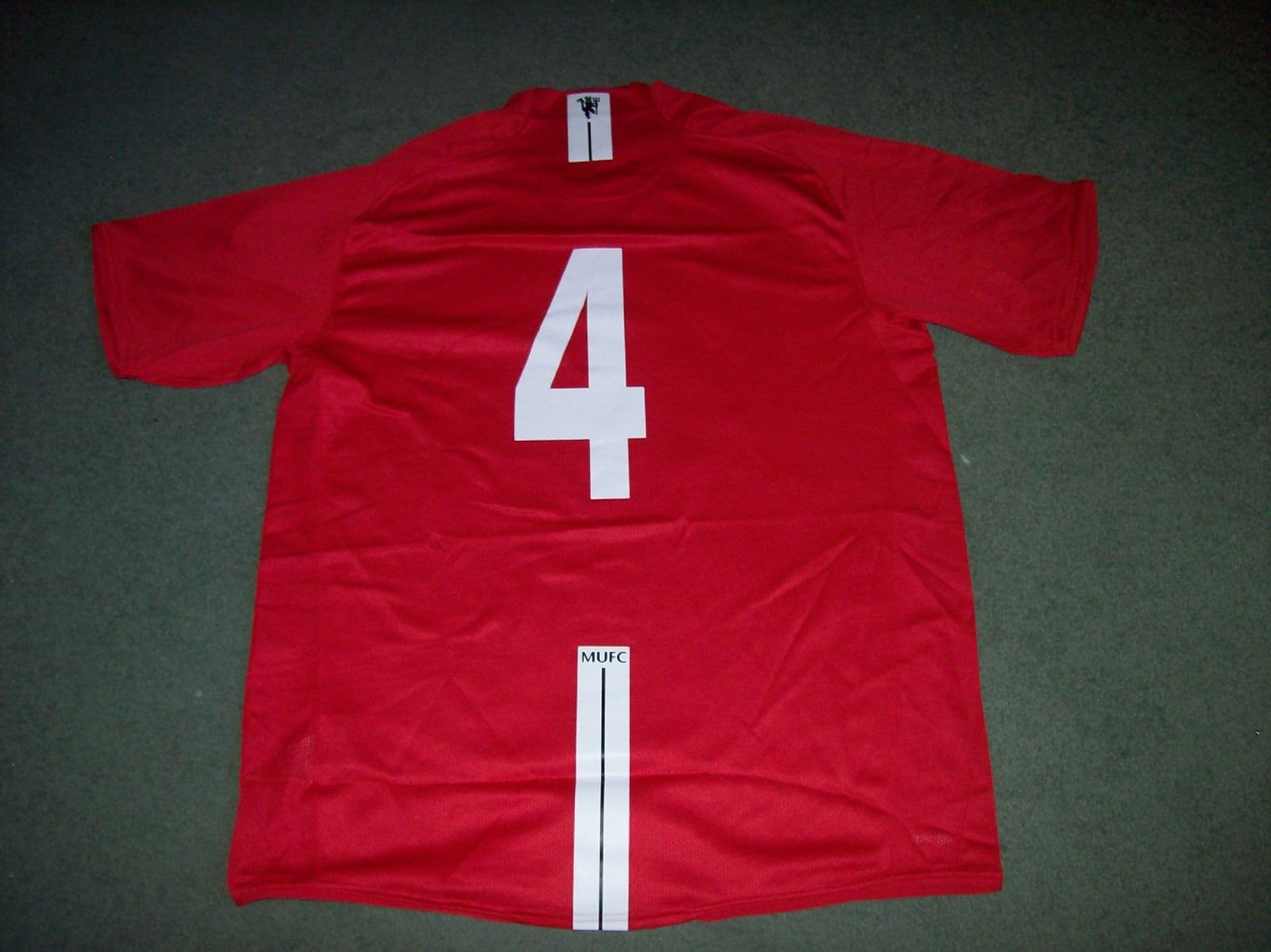 2008 Manchester United Legends Match Worn Signed Football Shirt