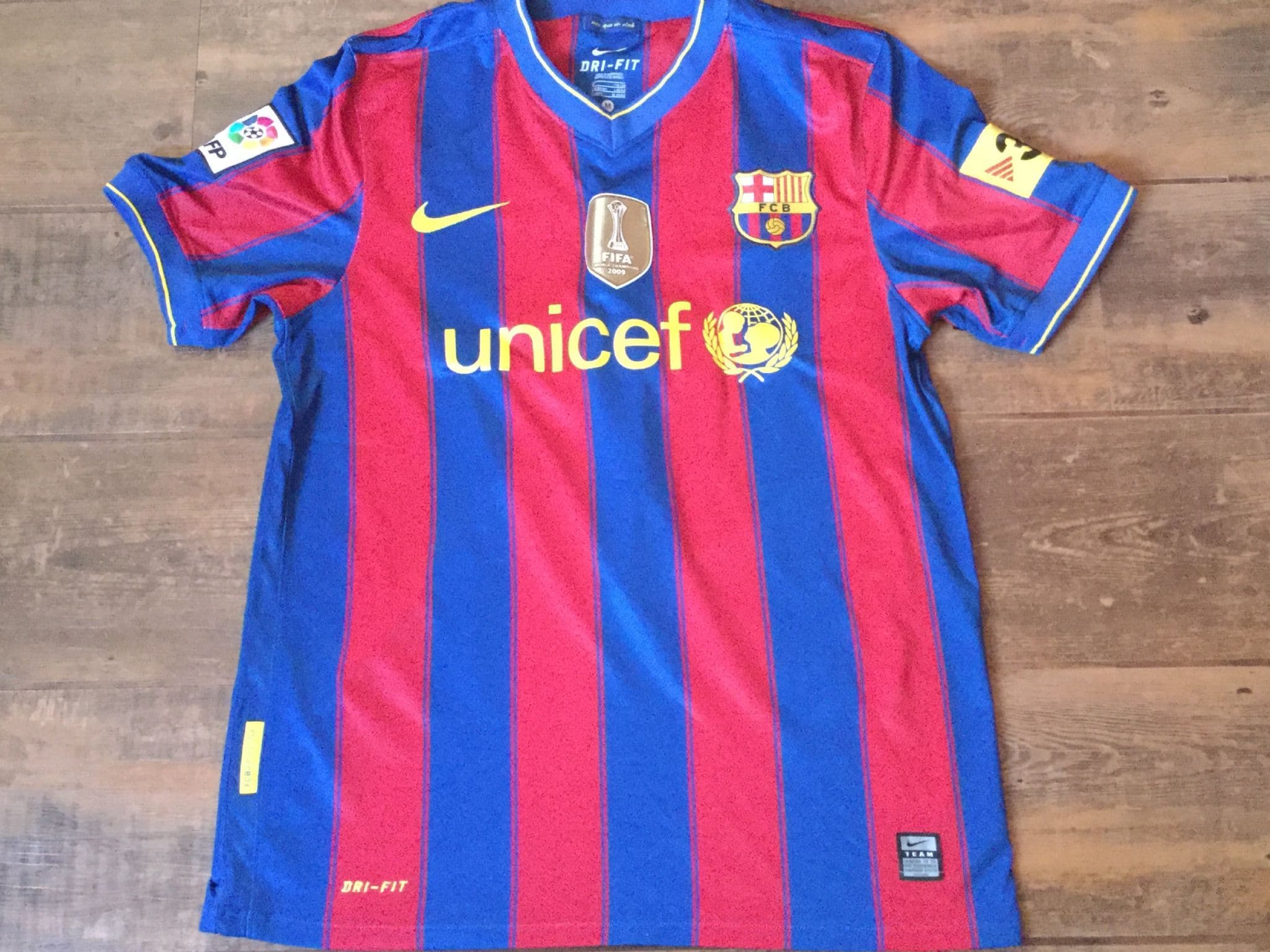 FC Barcelona A. Iniesta 2009 シャツ XL FC Barcelona A. Iniesta 2009 シャツ XL 2008-09 Barcelona Home