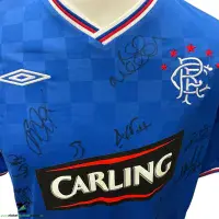 2009 2010 Glasgow Rangers Classic Football Shirts Vintage Old Jerseys