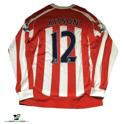 2009 2010 Stoke City KItson Match Worn Poppy Football Shirt