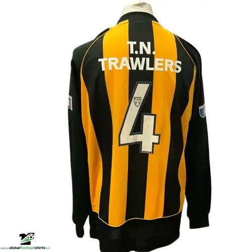 2009 2011 Annan Athletic Match Worn No 4 L/s Football Shirt XL