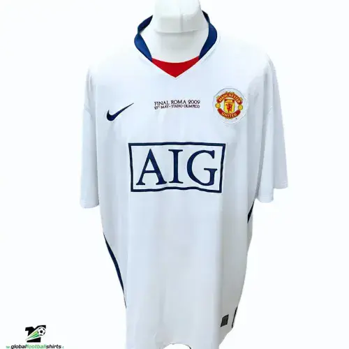 2009 Manchester United Champions League Away Football Shirt 3XL