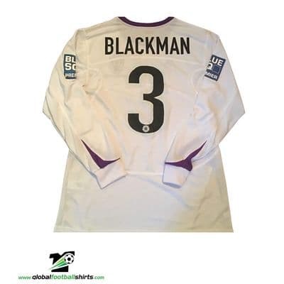 2010 2011 AFC Wimbledon Blackman Match Worn L/s Football Shirt