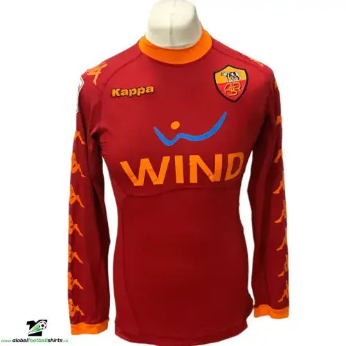 2010 2011 AS Roma Home L/s Football Shirt Medium