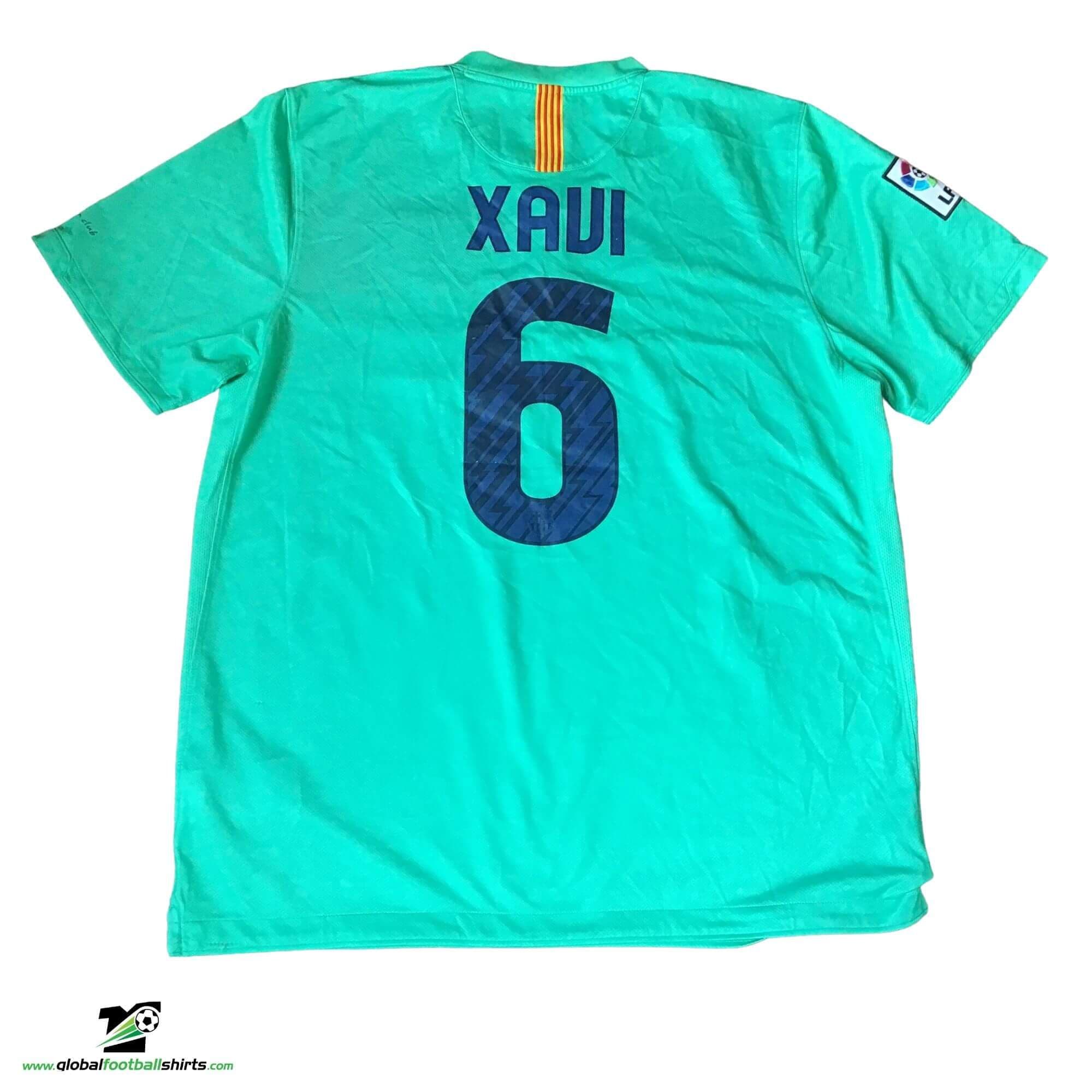 FCバルセロナ 10-11 アウェイ XAVI 6 nike barcelona 10/11 #6 xavi away jersey | eBay