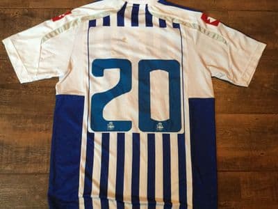 2010 2011 Deportivo La Coruna Match Worn Player Football Shirt Spain Camiseta