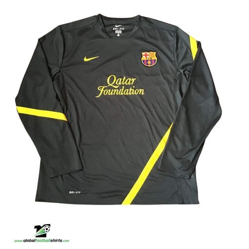 2011 2012 Barcelona L/s Training Football Shirt XL
