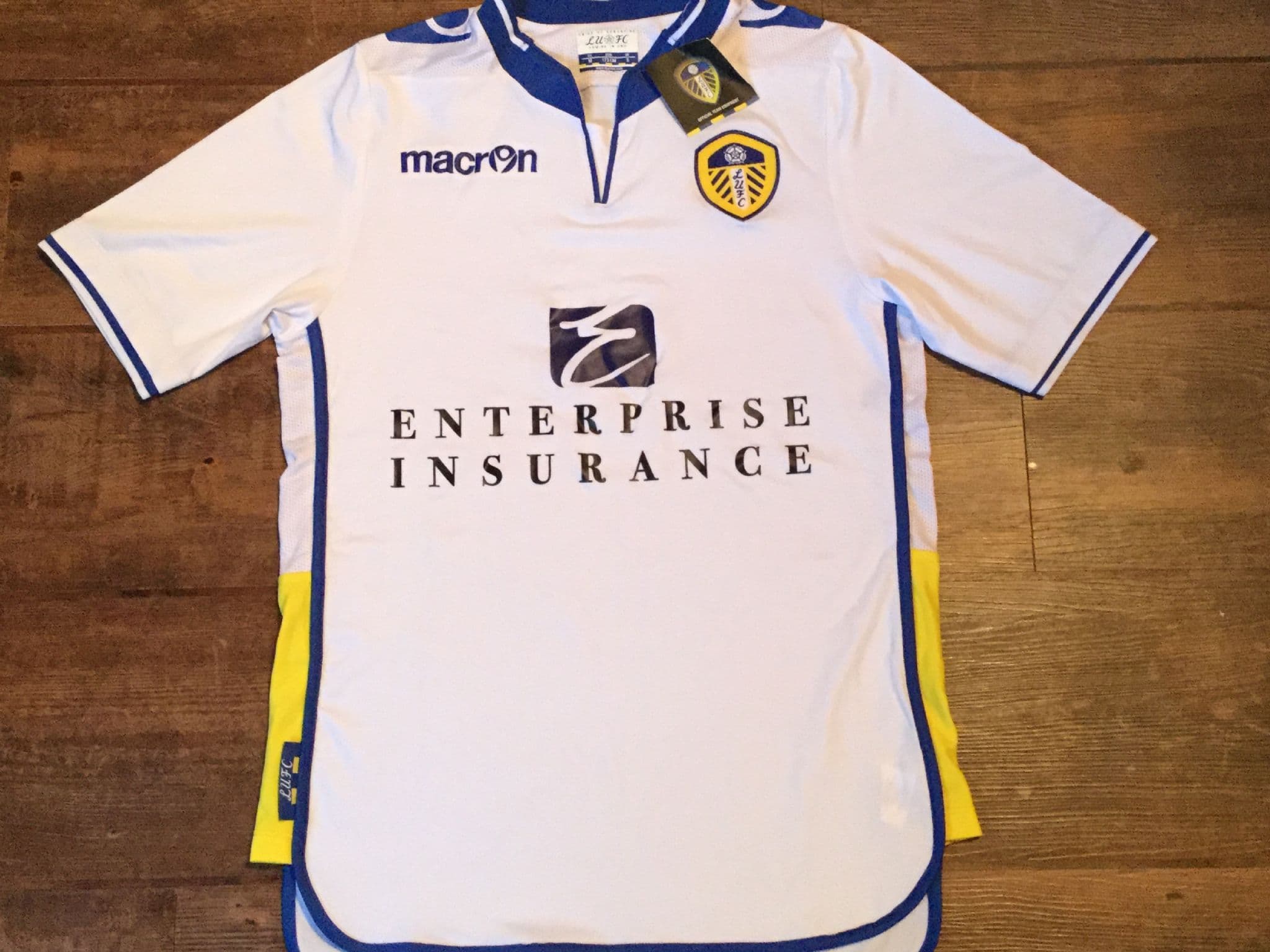 Maillot Domicile Leeds United 2012/13 Macron - XL - Bremner 4 - Lire Description