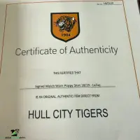 2018 Hull City Poppy Shirt | Old Official Umbro Jerseys