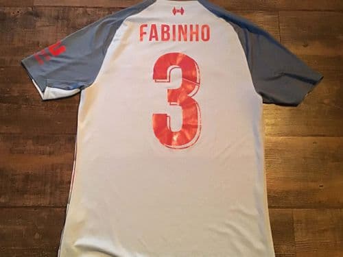 2018 2019 Liverpool Fabinho Match Worn Football Shirt Large