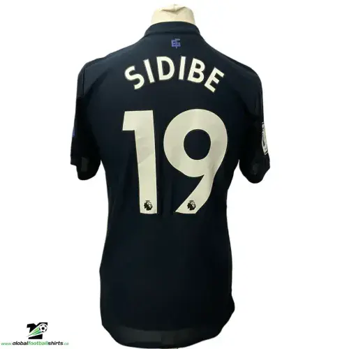 2019 2020 Everton Sidibe Match Worn Away Football Shirt Medium
