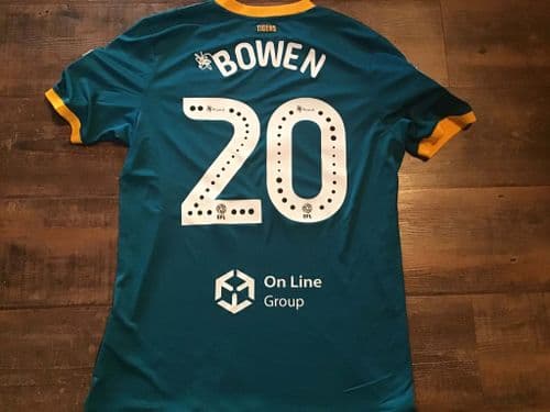 2019 2020 Hull City Bowen Player Issue Third Football Shirt Medium
