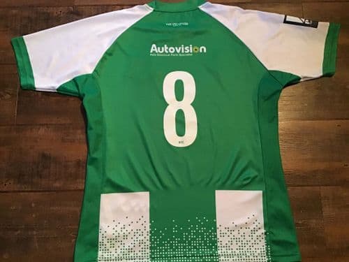 2019 2020 North Ferriby Match Worn No 8 Football Shirt Large