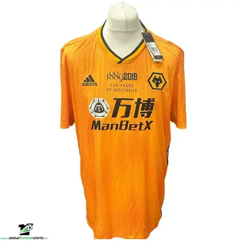 2019 Wolves BNWT New 130 years Molineux Football Shirt XL Wolverhampton Wanderers