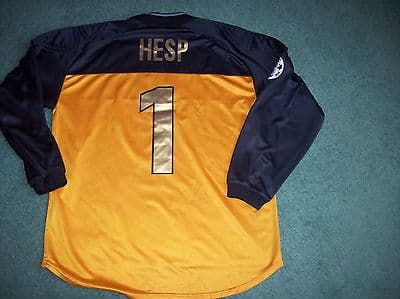 Barcelona Hesp 1998 /99 Goalkeeper GK CL Football Shirt Top Large