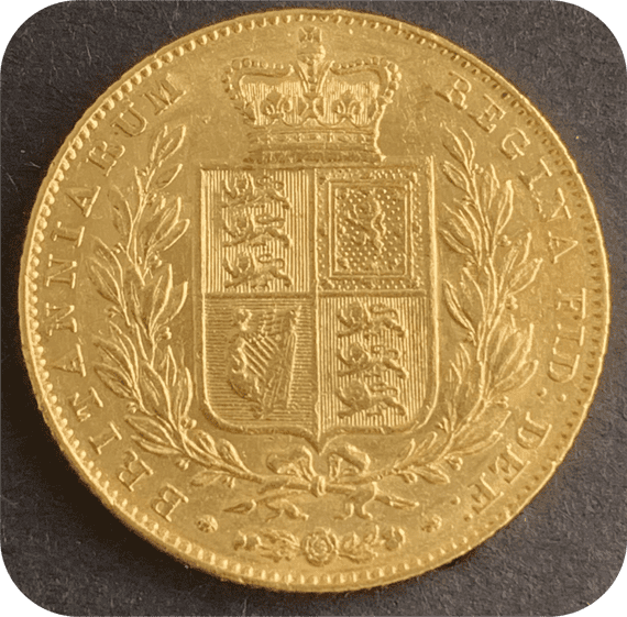 1842  Full Gold Sovereign  Recovered from RMS Duoro