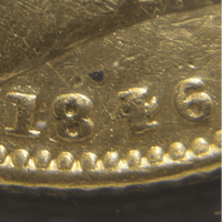 1846  Full Gold Sovereign Rare 2 Overstrike 4 over 4