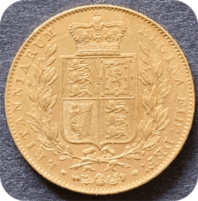 1846  Full Gold Sovereign  Recovered from RMS Duoro