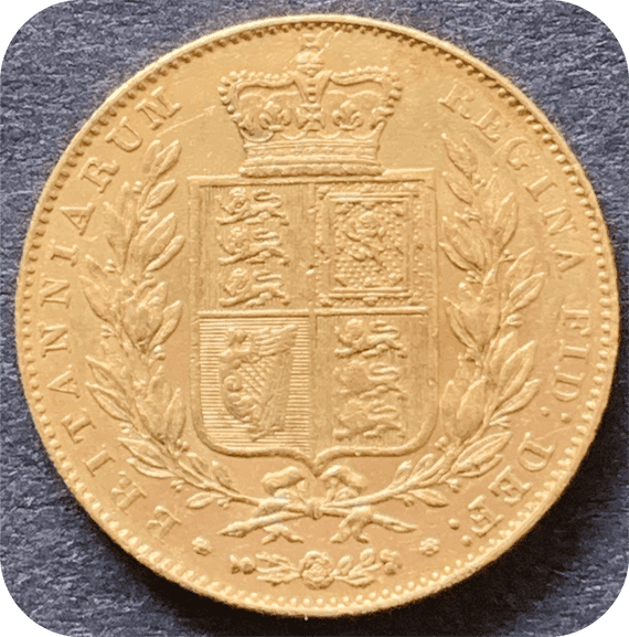 1846  Full Gold Sovereign  Recovered from RMS Duoro