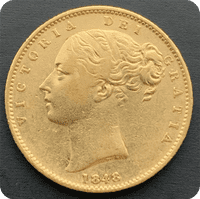 1848  Full Gold Sovereign