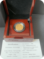 1849  Full Gold Sovereign  Recovered from RMS Duoro