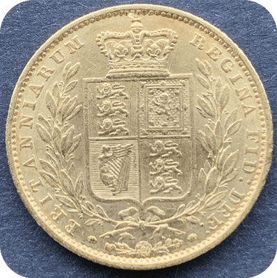 1852  Gold  Sovereign Coin