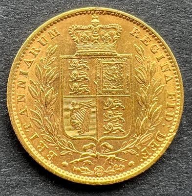 1852 Gold  Sovereign Coin