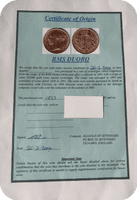 1853  Full Gold Sovereign  Recovered from RMS Duoro (4)