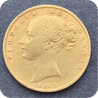 1862  Full Gold Sovereign