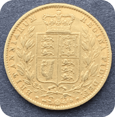 1862  Full Gold Sovereign