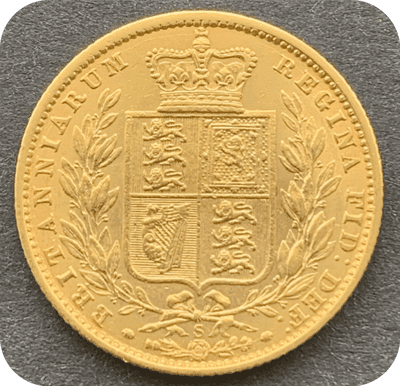 1873 Gold  Sovereign Sydney  Mint Scarce