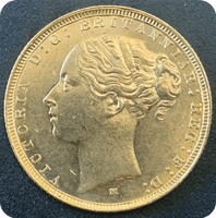 1883  Gold Sovereign  Melbourne