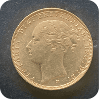 1885   Gold Sovereign Melbourne Mint