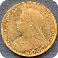 1898  Gold Sovereign  Melbourne Mint