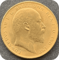 1907 Gold  Sovereign  London  Mint