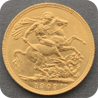 1909 Gold Sovereign  Canada  Rare