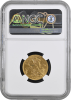 1911 Canada Gold Sovereign Ottawa Mint NGC AU62
