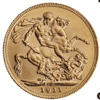 1911 Royal  Mint Canada Gold Sovereign Ottawa Mint