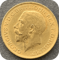 1913  Gold  Sovereign  London  Mint