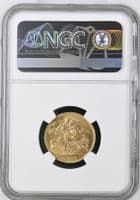 1914 Gold Sovereign  Canada  Rare NGC MS 62