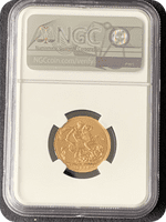 1914 Gold Sovereign  Canada  Rare  NGC MS 63