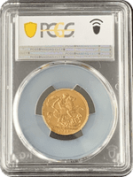 1914 Gold Sovereign  Canada  Rare  PCGS  MS 63