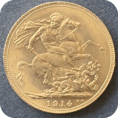 1914 Gold Sovereign Perth Mint