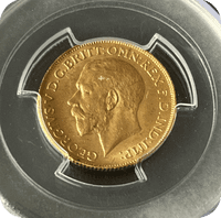 1918 Gold Sovereign Ottawa Canada Mint  MS 63