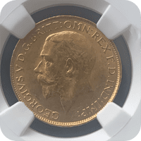 1925  Gold Sovereign London Mint  NGC MS65