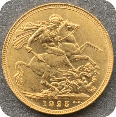 1925 Gold Sovereign Sydney Scarce