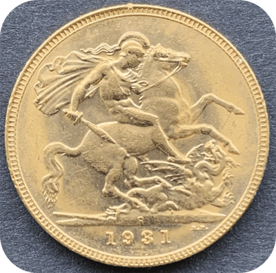 1931 Gold Sovereign Perth  Mint Scarce